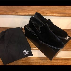 Saks Fifth Avenue Collection Men’s Velvet Loafers